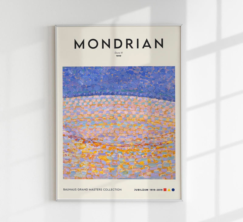 Dune III By Piet Mondrian Exhibition Poster – Berlin Art Print — Patroa Studio