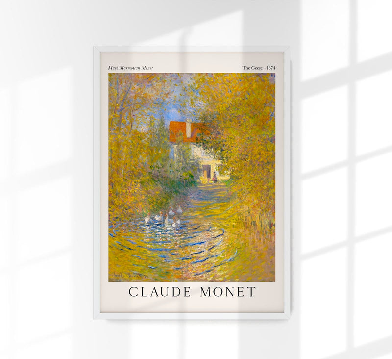 Monet Art Print "The Geese" – UV-Resistant, Handmade Berlin — Patroa Studio