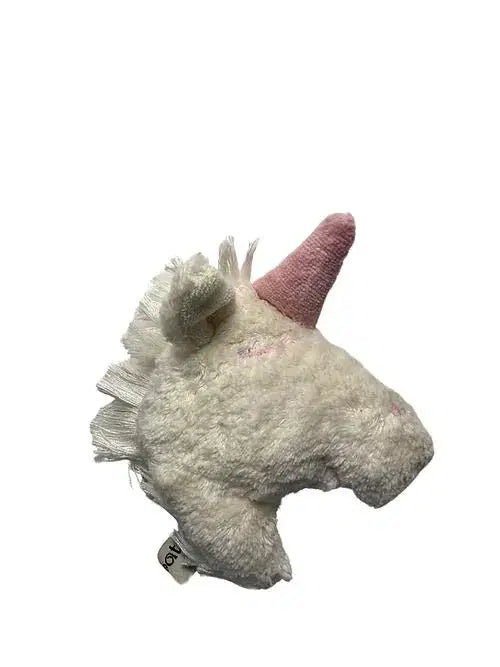 Bio Mini Rassel „Einhorn“ – Bio-Baumwolle Maiswatte handgefertigt — Pat & Patty