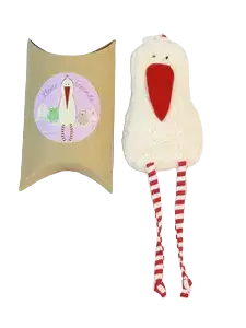 Mini Bio Hot/Cold Pack Stork – Handmade Organic Cotton — Pat & Patty