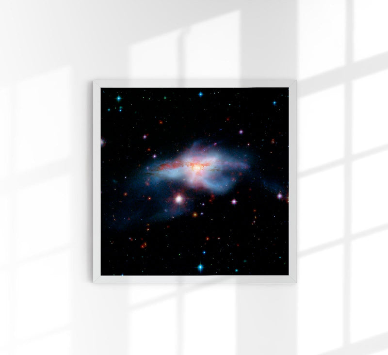 Pair of Colliding Galaxies Poster – NASA Fotografie Kunstdruck — Patroa Studio