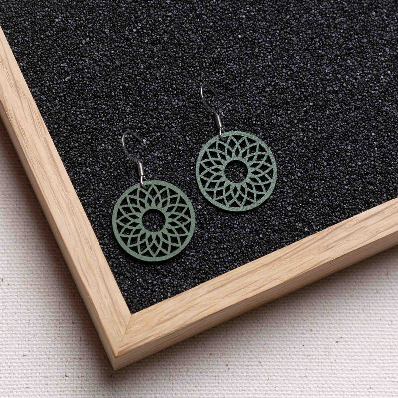 Spirit wooden earrings – feather-light, delicate, hypoallergenic — FEINFORMART