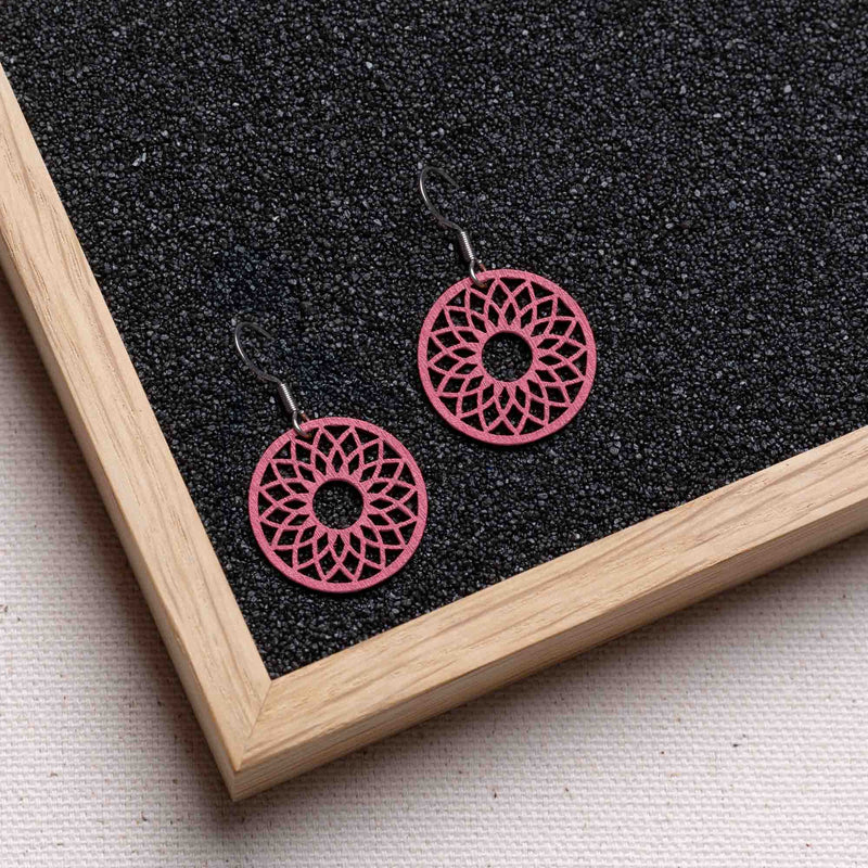 Spirit wooden earrings – feather-light, delicate, hypoallergenic — FEINFORMART