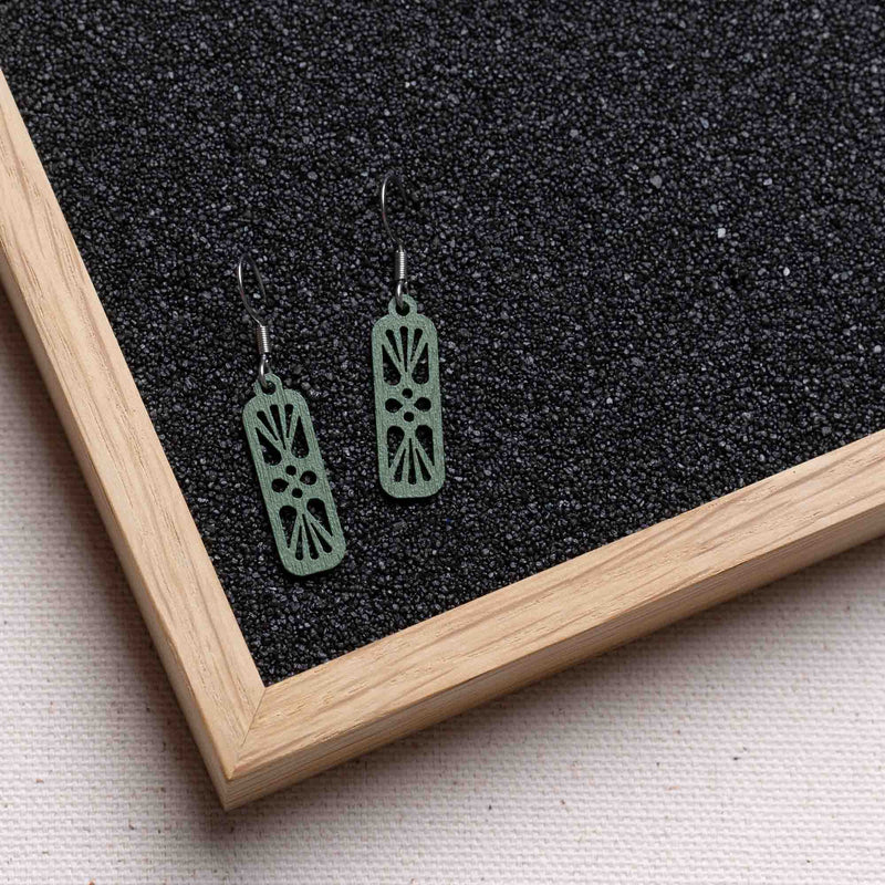 Harmony Wooden Earrings – feather-light, delicate, hypoallergenic — FEINFORMART