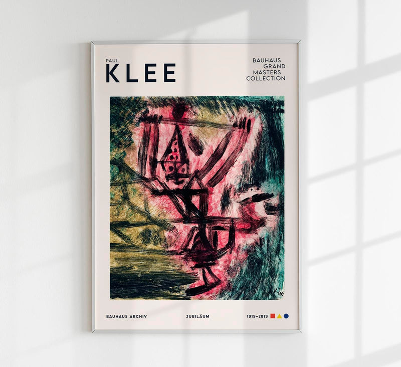 Paul Klee Fire Clown Art Exhibition – Kunstposter Fine Art Print UV-beständig — Patroa Studio