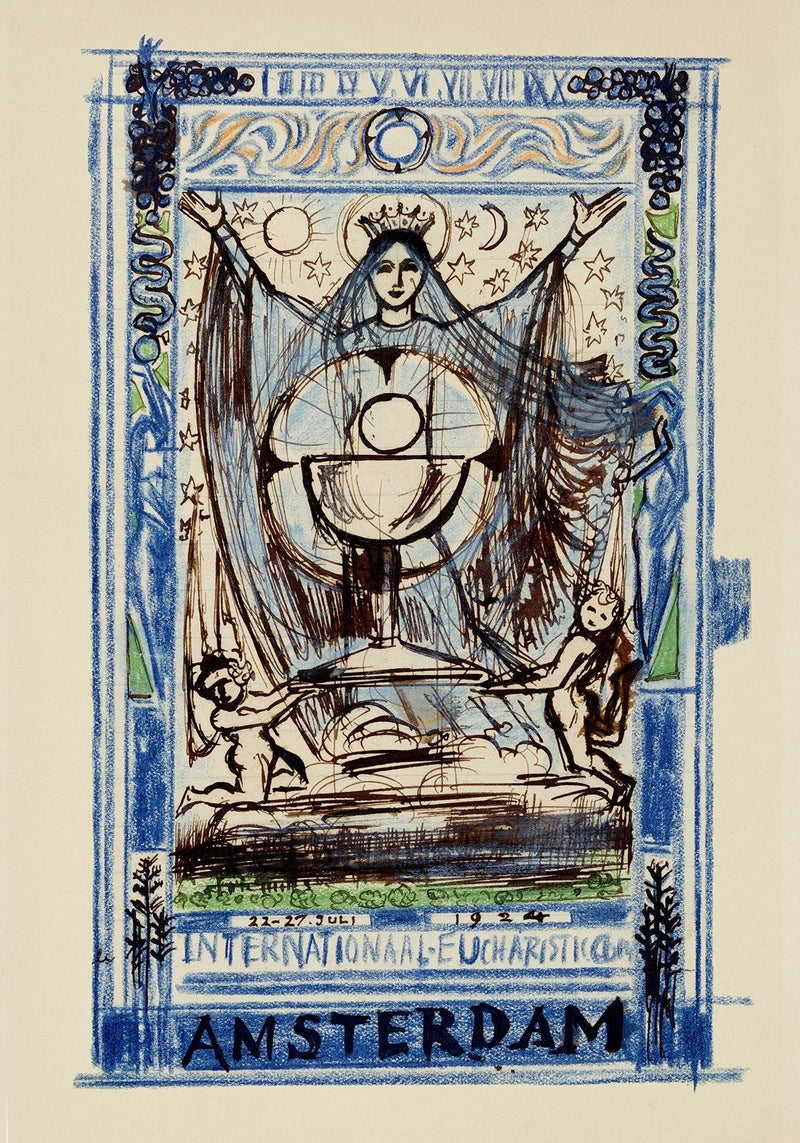 International Eucharistic Congress in Amsterdam Vintage Poster – Jan Toorop Kunstdruck — Patroa Studio