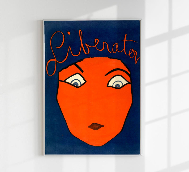 The Liberator Bookcover Vintage Poster – Fine Art | UV-beständig — Patroa Studio