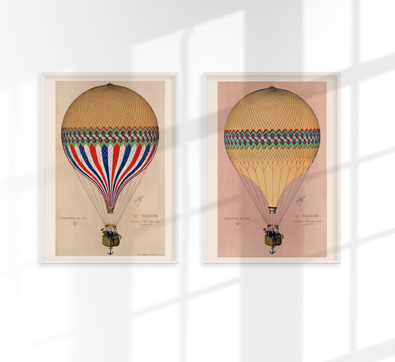 Double Balloons Set of 2 Prints – Art Print by Patroa Studio — Patroa Studio