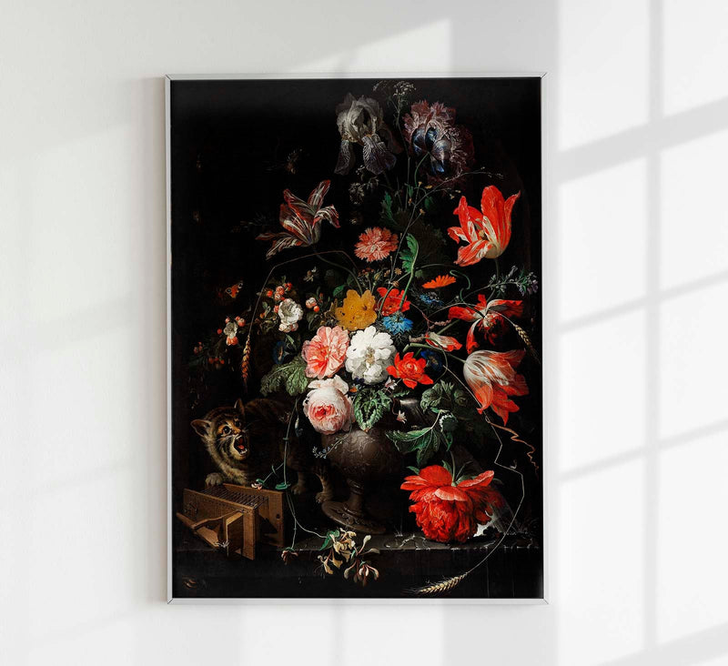 The Overturned Bouquet – Abraham Mignon Kunstdruck UV-resistent — Patroa Studio
