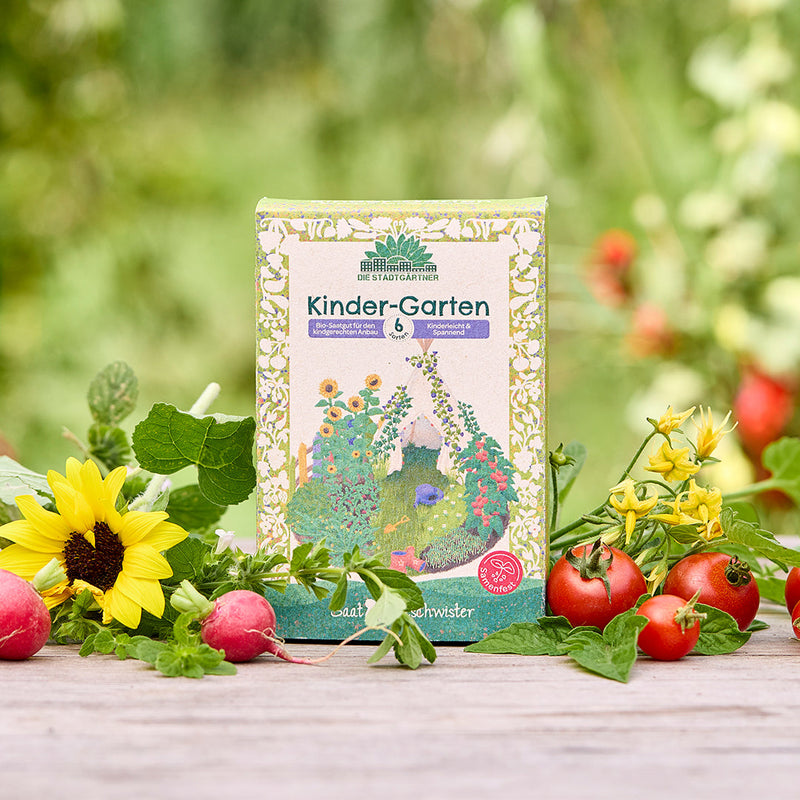 Organic Seed Set "Children's Garden" – 6 open-pollinated varieties for young gardeners — Die Stadtgärtner