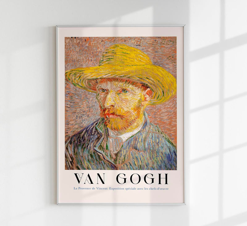 Self-Portrait with a Hat – Fine Art Print | Van Gogh Art Print A3–A0 — Patroa Studio