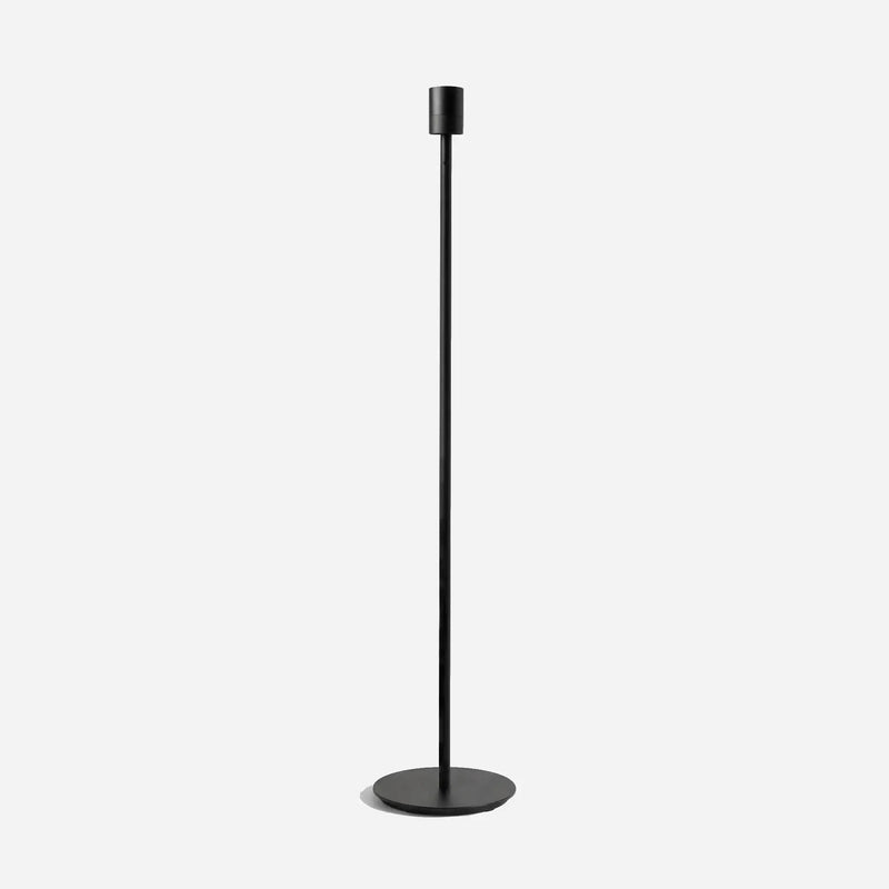 Floor lamp E27 socket - Matt black aluminum, 140 cm height — Gofurnit