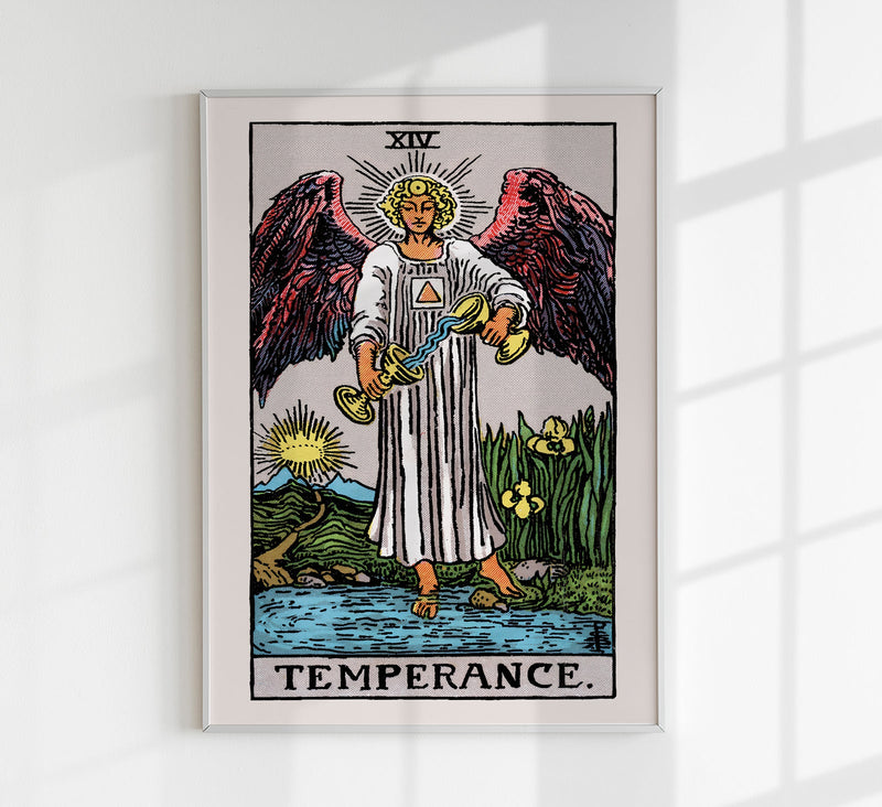 Temparance Tarot Art Poster – Handgedruckt Berlin — Patroa Studio