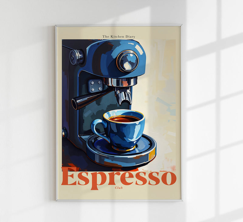 The Kitchen Diary: Espresso Club 2 – Fine Art Poster | UV-Resistant — Patroa Studio