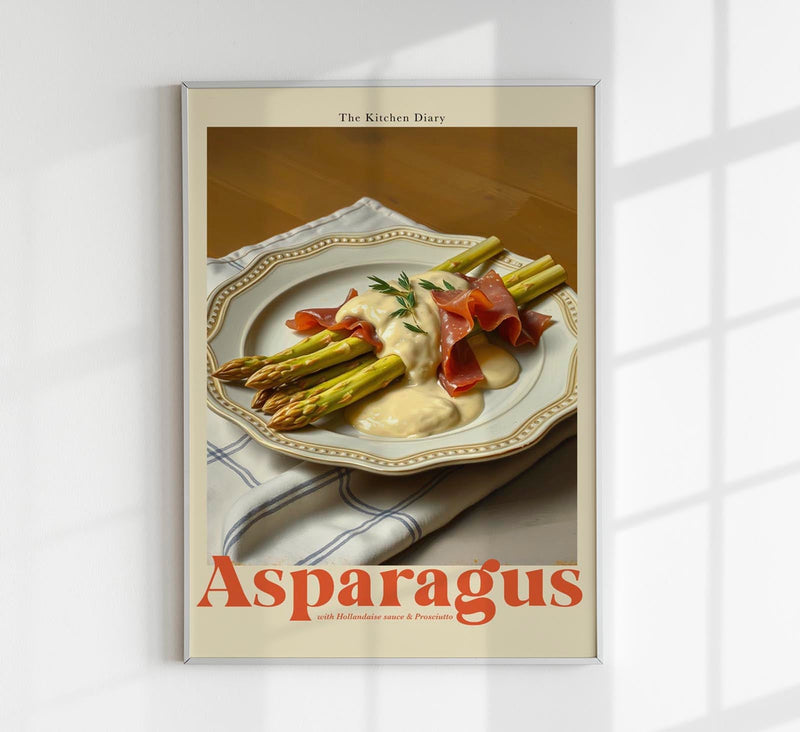 Asparagus The Kitchen Diary Art Print – Fine Art UV-resistant Art Print — Patroa Studio