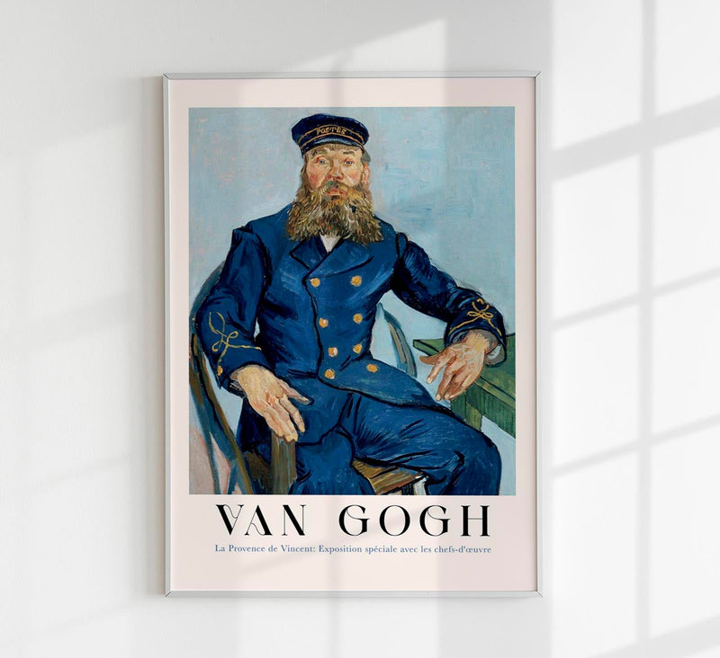 Portrait of the Postman Joseph Roulin Art Poster von Van Gogh – Fine Art Print — Patroa Studio