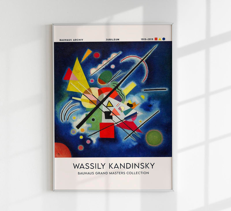 Blue Painting by Wassily Kandinsky Exhibition Poster – Fine Art Print — Patroa Studio