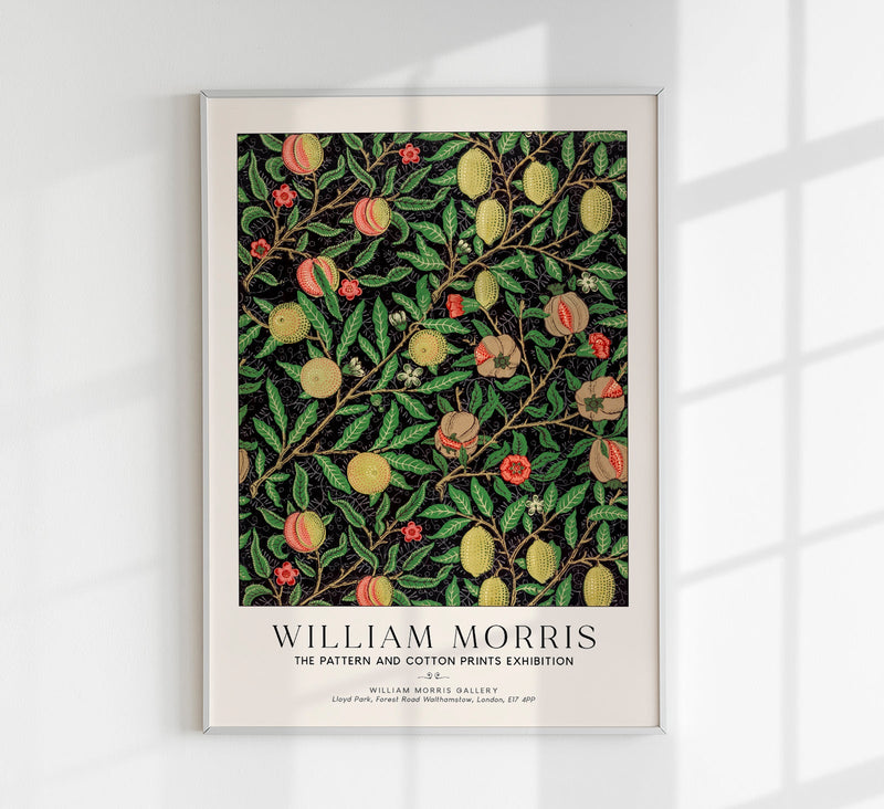 William Morris Fruit Pattern Art Exhibition Poster – Archival Print Berlin — Patroa Studio