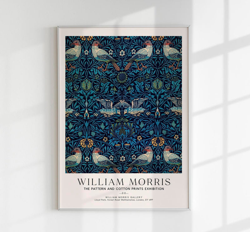 William Morris Birds – Arts & Crafts Fine Art Print | Botanical — Patroa Studio