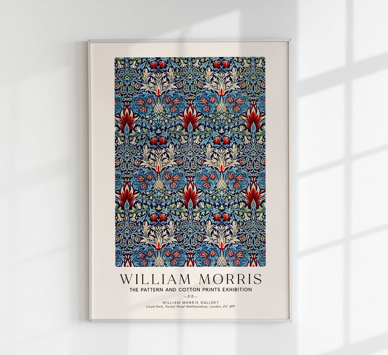 William Morris Snakehead Pattern Art Exhibition Poster — Patroa Studio