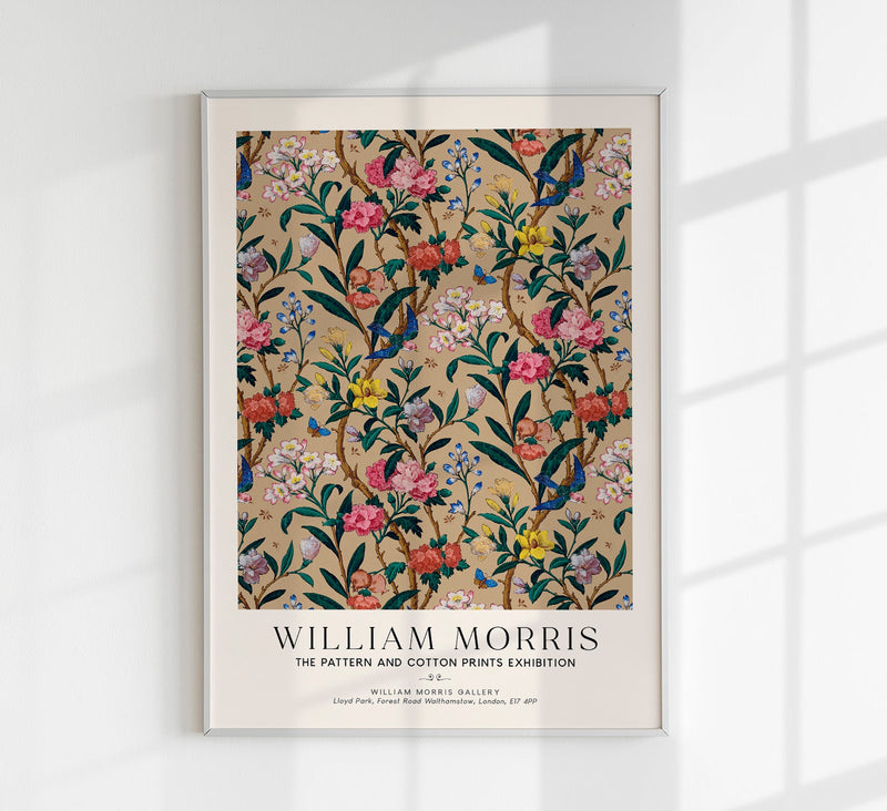 William Morris Birds and Bees Art Exhibition Poster – Archivdruck Berlin — Patroa Studio