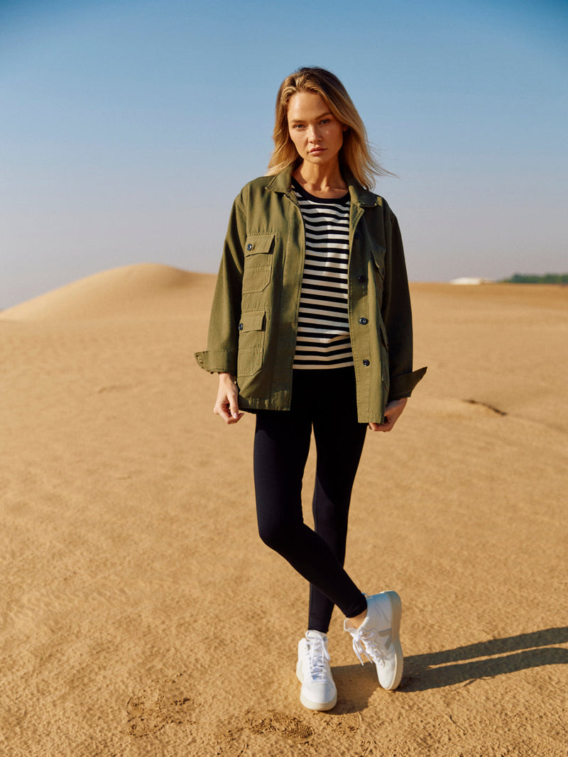 Field Jacket Organic Cotton Oversized Fit – Sustainably manufactured — WOTE