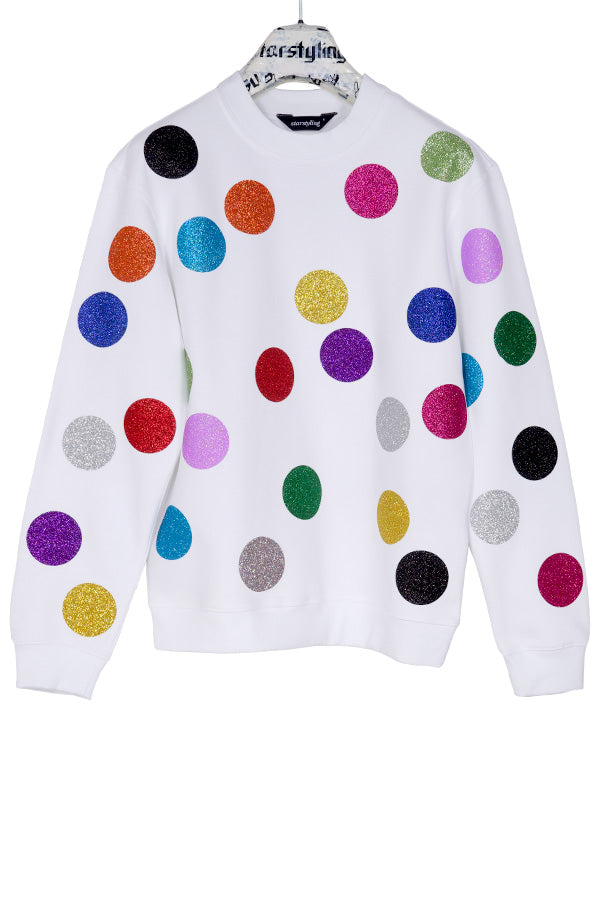Balls Glitter Sweater Unisex – Glitzer Allover auf Sweat — starstyling