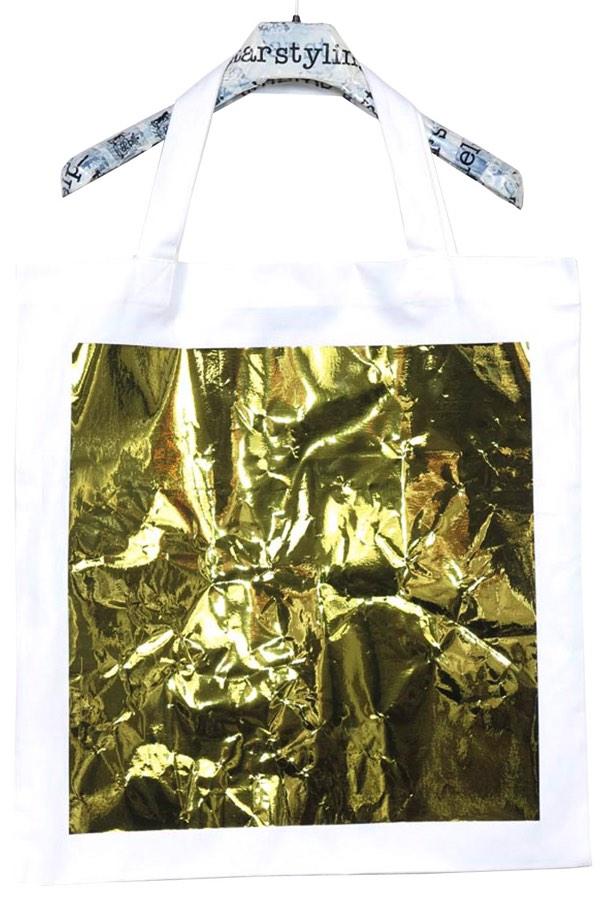 Big Square Big Bag – 50×50 cm Folienquadrat Shopper-Tasche Canvas — starstyling
