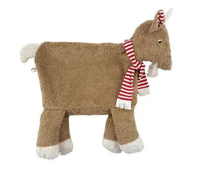 Bio Kuschelkissen Ziege – 100 % Bio-Baumwolle, Dinkelspelz oder Hirsespelz — Pat & Patty