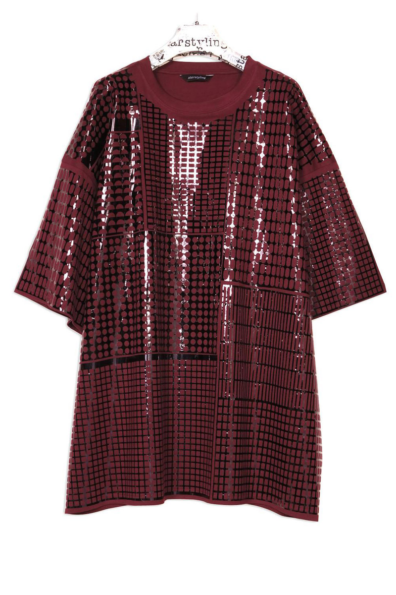 Starstyling Foilover Bigshirt Unisex Glossy Mirror Multipattern — starstyling