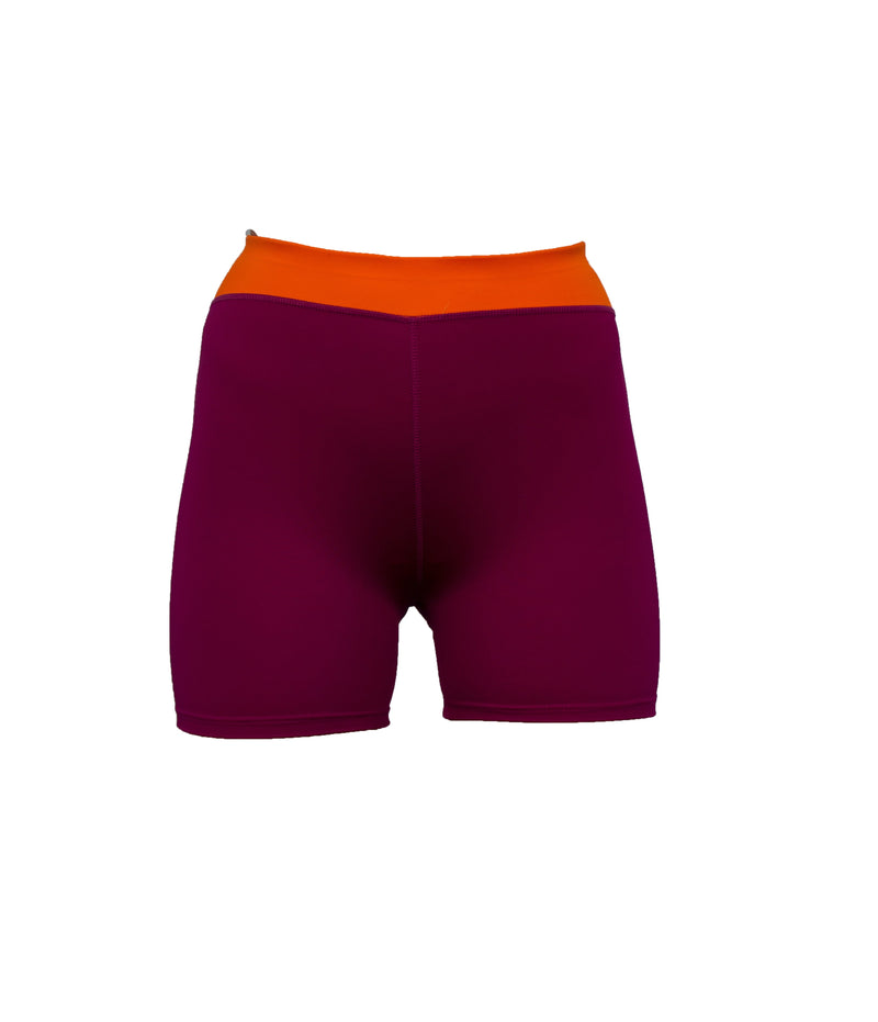 Oban Shorts Bordeaux – High-Waisted Quick Drying ECONYL® — BODY Guard Activewear