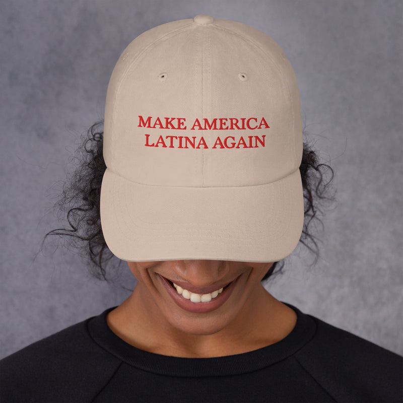 Make America Latina Again Baseball Cap – Chino Cotton Twill — Patroa Studio