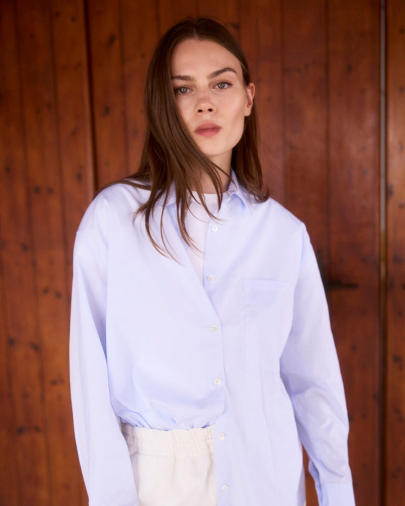 Oversized Organic Cotton Blouse – Casual | Timeless | Made in Portugal — WOTE
