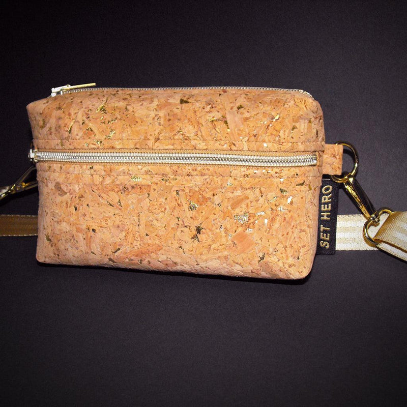 Bum Bag & Shoulder Bag 2-in-1 – Cork Fabric, Adjustable — Set Hero