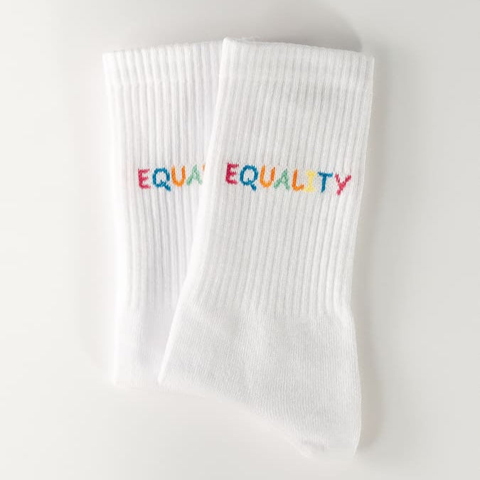 EQUALITY Statement Socks Organic Cotton – sustainable & comfortable — arrel - responsible apparel