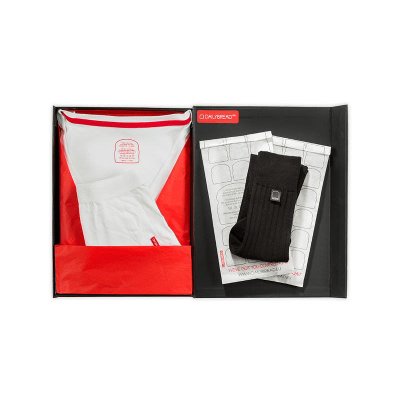 Men's Luxury Set – Supima® Cotton & Organic Cotton with Boxer Shorts & Socks — Dailybread