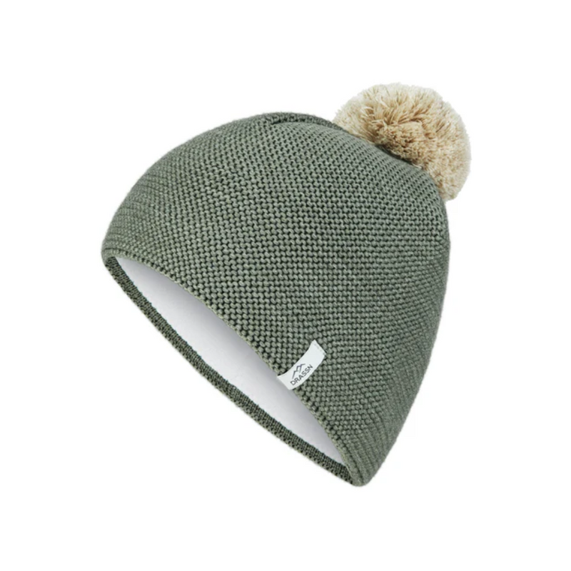 Parkstein Beanie – Merino Wool & Recycled Polyester with Pom-pom — Drassn