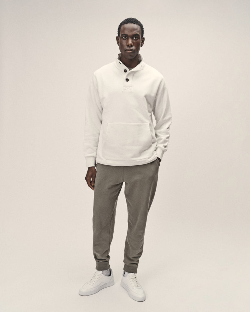 Men's Stand-Up Collar Sweatshirt Organic Cotton – Fairly produced Portugal — WOTE