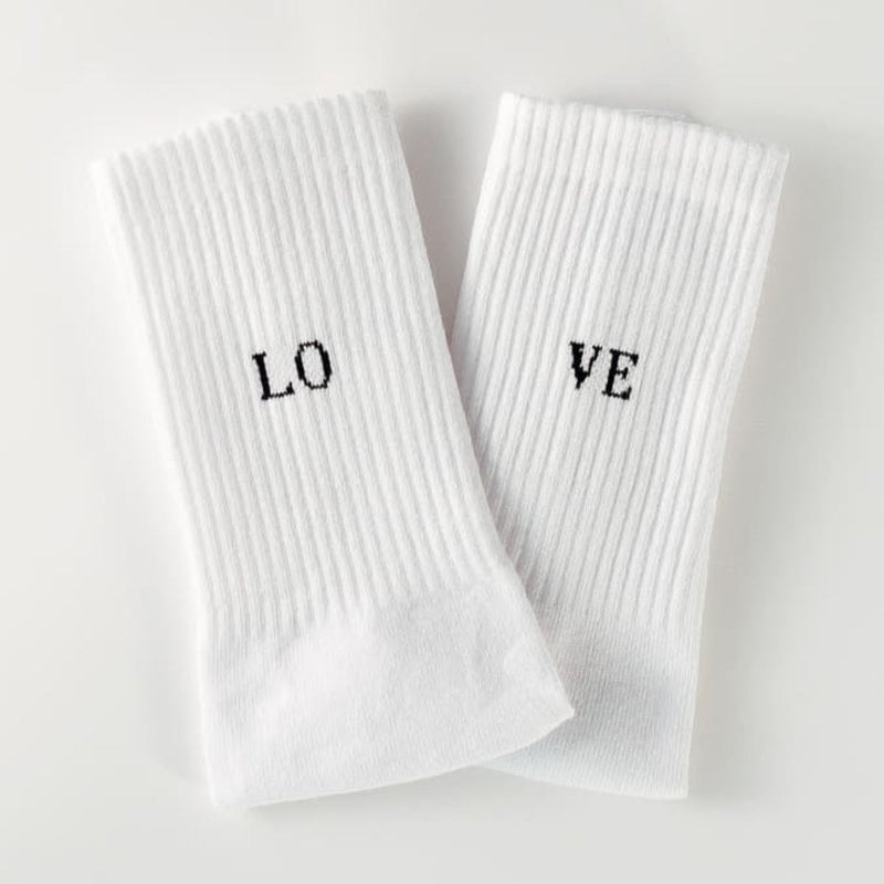 LOVE Statement Socks - Organic Cotton with Donation Participation — arrel - responsible apparel