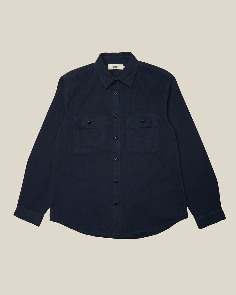 Casual Hemd Military Style – 100% Organic Cotton aus Portugal — WOTE