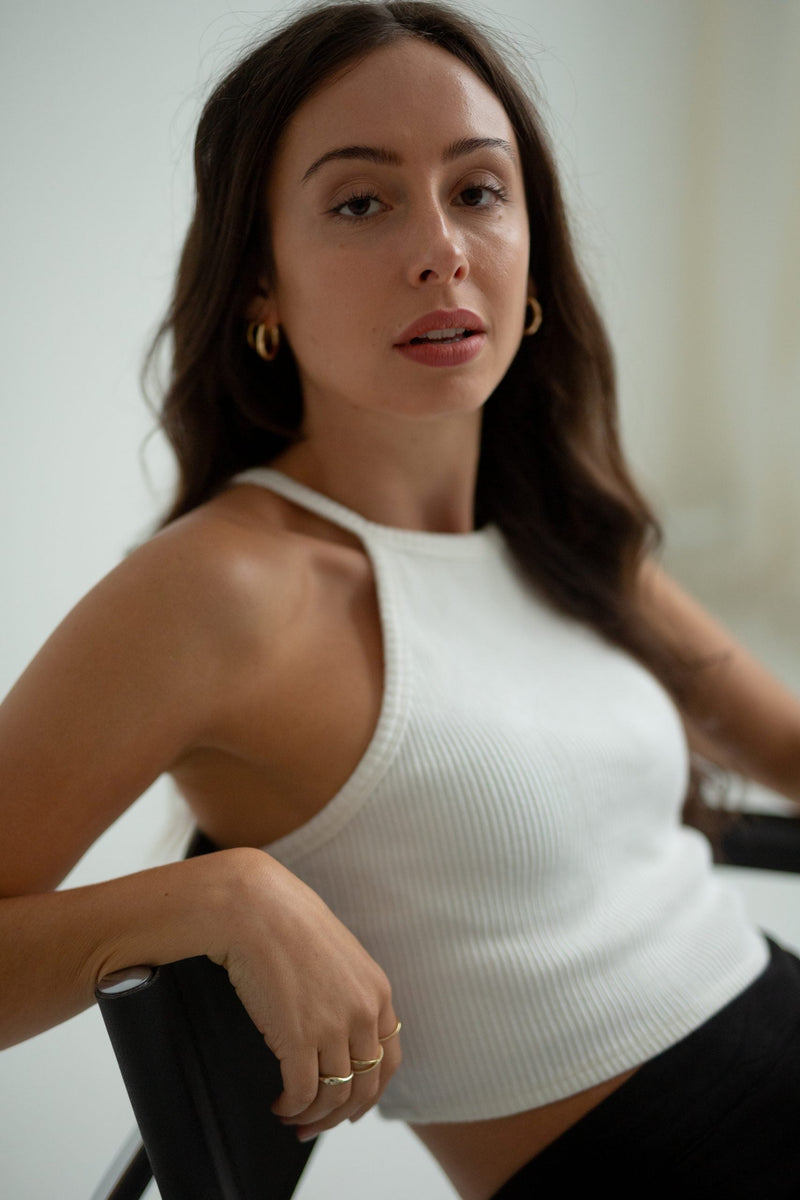 Crop-Top AUDREY – Bio-Baumwolle, Blickdicht, Fair produziert — Marenika
