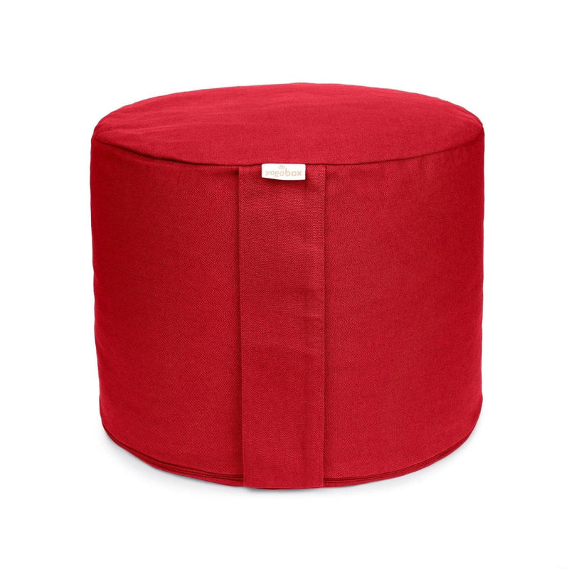 Meditationskissen Rondo Big BASIC – Buchweizenschalen, 35 cm — YOVANA GmbH • yogabox.de