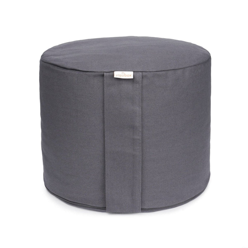 Meditationskissen Rondo Big BASIC – Buchweizenschalen, 35 cm — YOVANA GmbH • yogabox.de