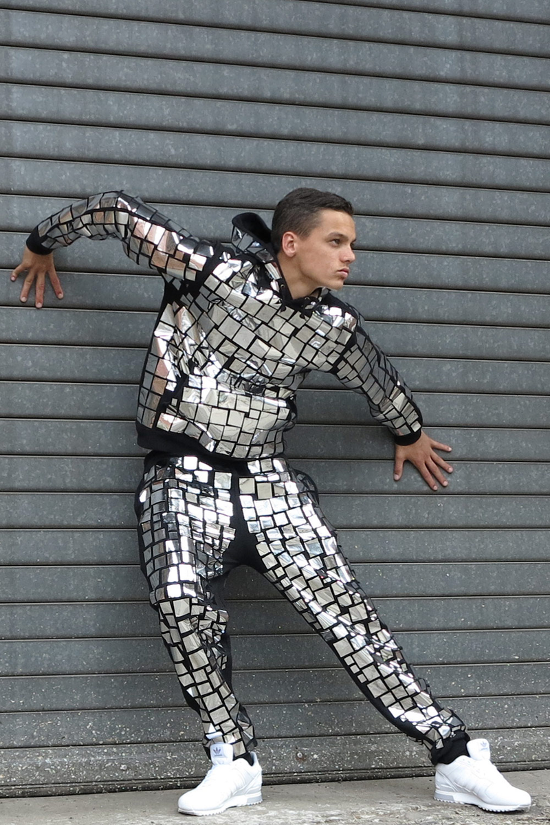 Starstyling Mosaic Allover Joggers Unisex Metallic - Handmade — starstyling