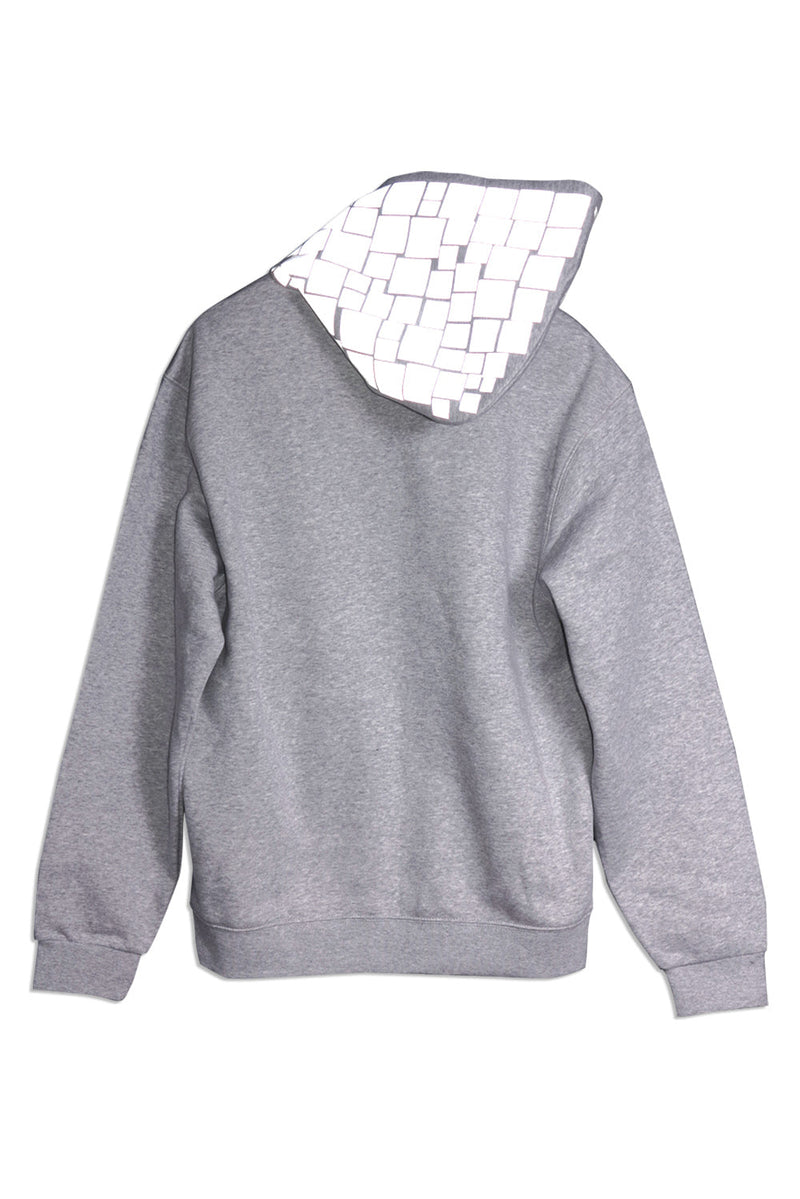 Mosaic Reflector Hoody – Unisex Reflective Straight Cut Hood — starstyling
