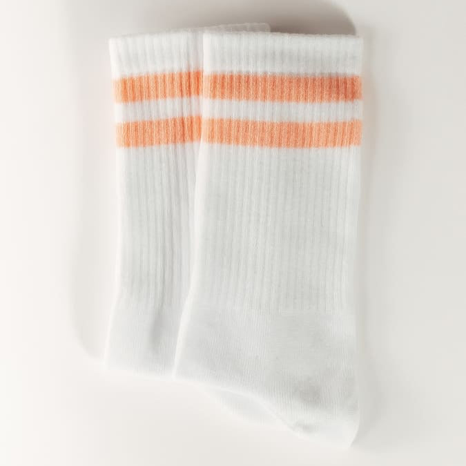 peach fuzz Socken – Bio-Baumwolle, handgefertigt in der EU — arrel - responsible apparel