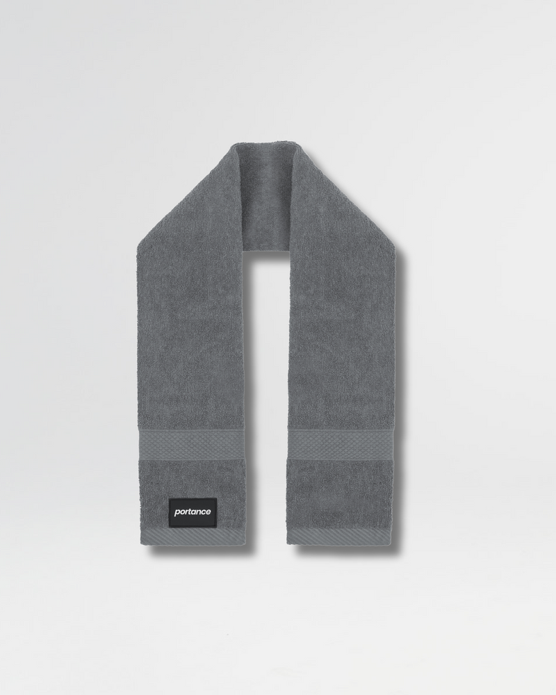 Magnetic Workout Towel Grey – With FUZE™ & Magnet Boost for Gym & Fitness — portance