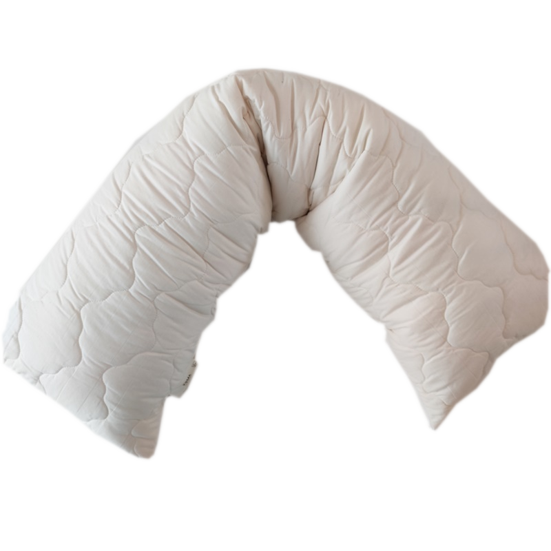 KOMA Schlafgut Kapok Organic Side Sleeper/Nursing Pillow with Variable Inner Cushion — schlafraum.shop