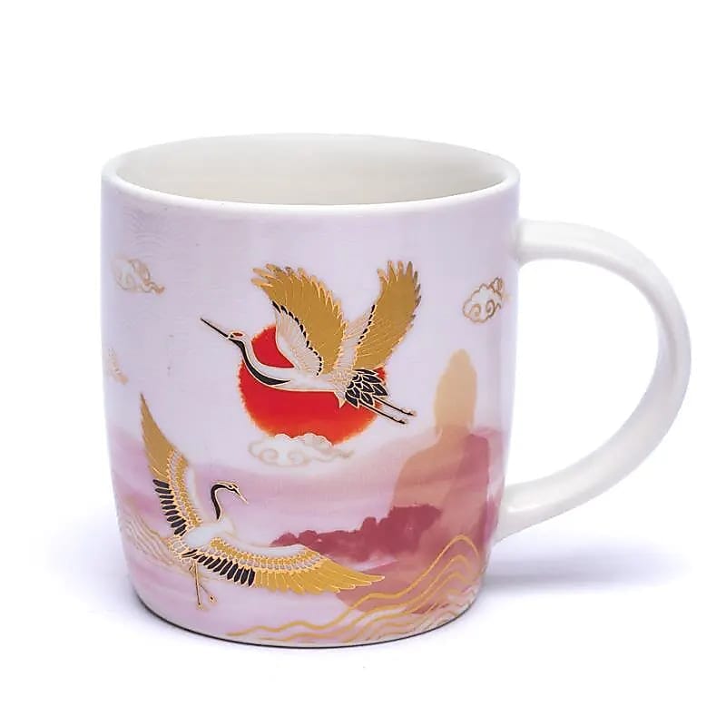 Teetasse aus Bone China mit Edelstahlsieb – 0,4 L — YOVANA GmbH • yogabox.de