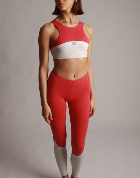 Dawn Upcycling Tight – Blickdichtes Baumwollgemisch mit hohem Bund — BODY Guard Activewear